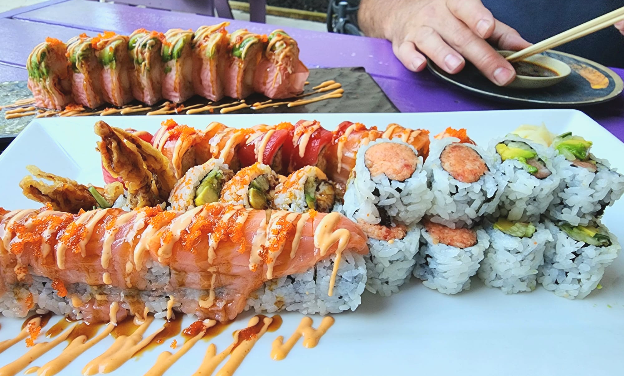 Image of a sushi order at Myst Japenese Restaurante